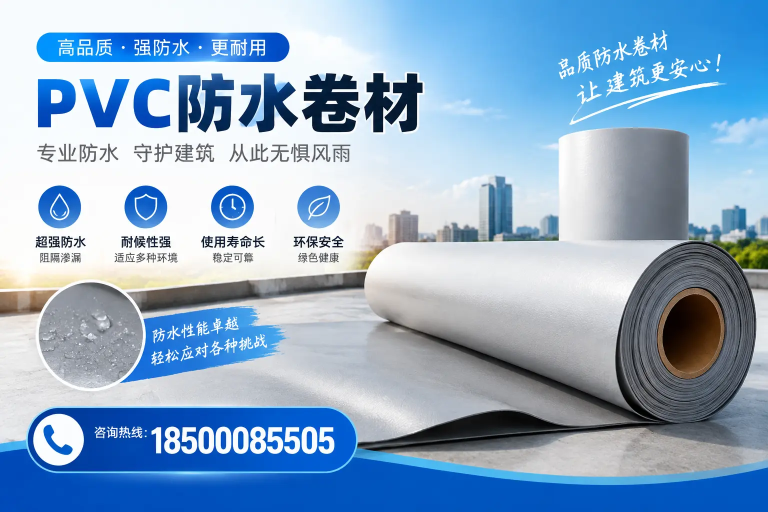 如何选择高质量的PVC防水卷材?福州消费者必看指南